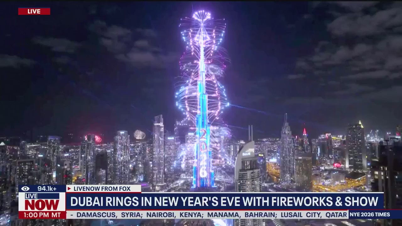 Dubai New Years Fireworks: UAE rings in 2026