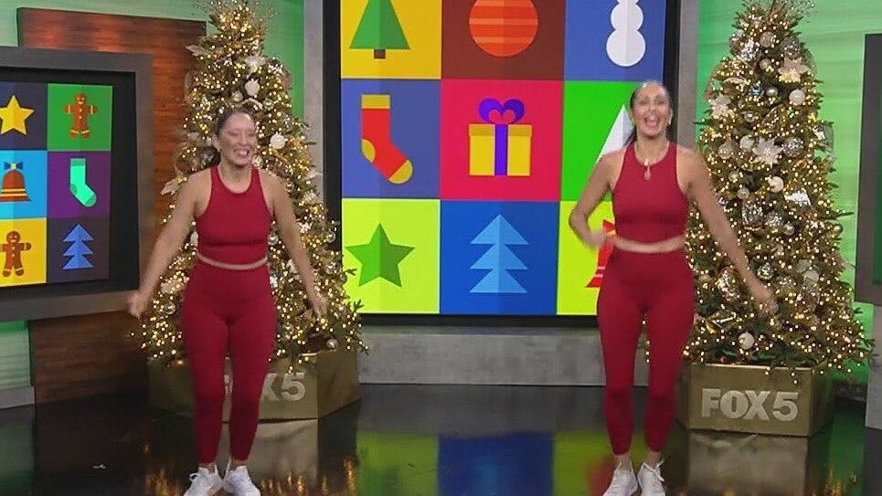 Christmas 2025: Jazzercise with Jodi and Eliza