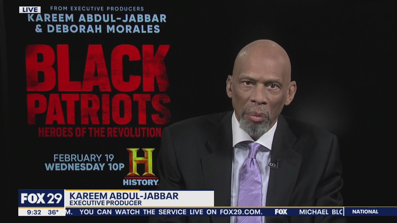 Kareem Abdul-Jabbar discusses his documentary on Black American heroes of the Revolutionary War