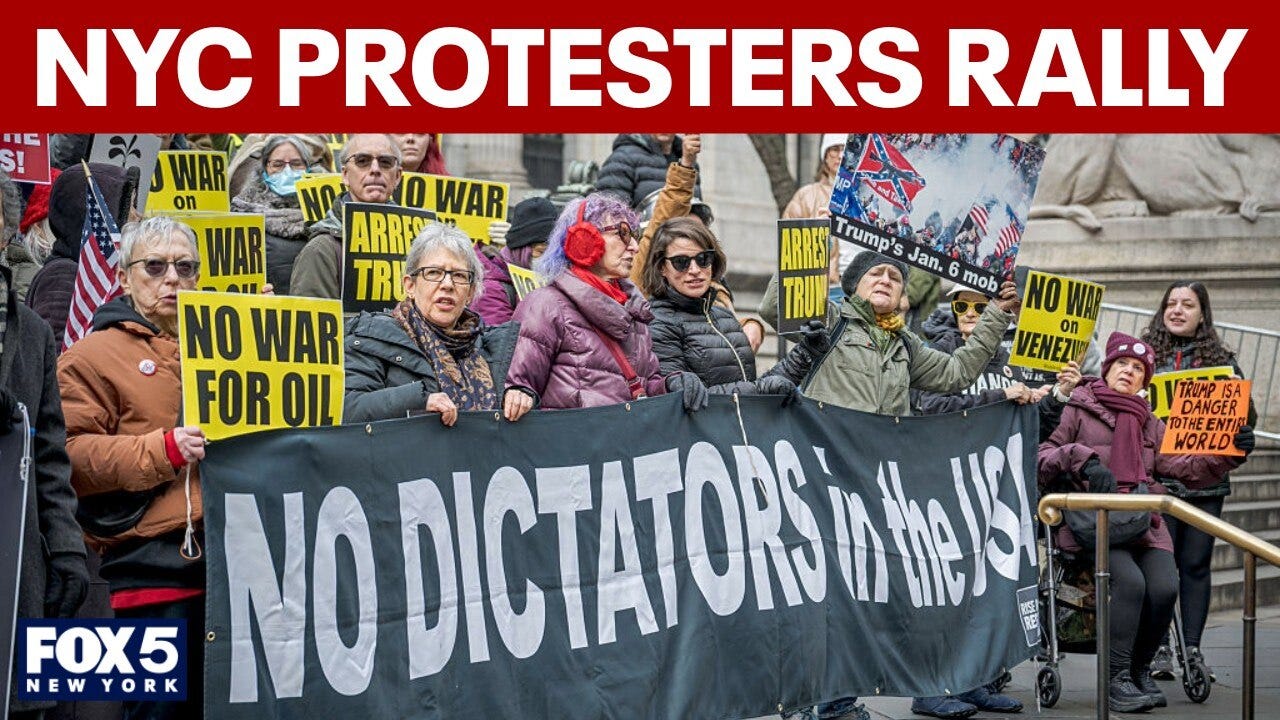 NYC protests rally outside of HS headquarters