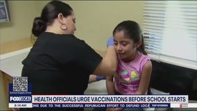 Health Officials Urge Vaccinations Before School Starts