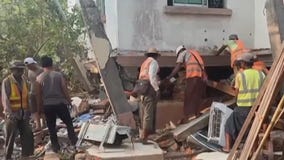 Earthquake search and rescue operations underway