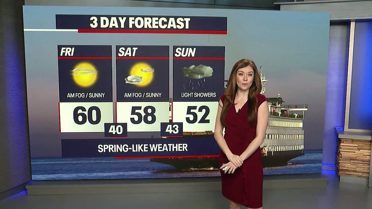 Seattle weather: Sunshine and warmth on Friday