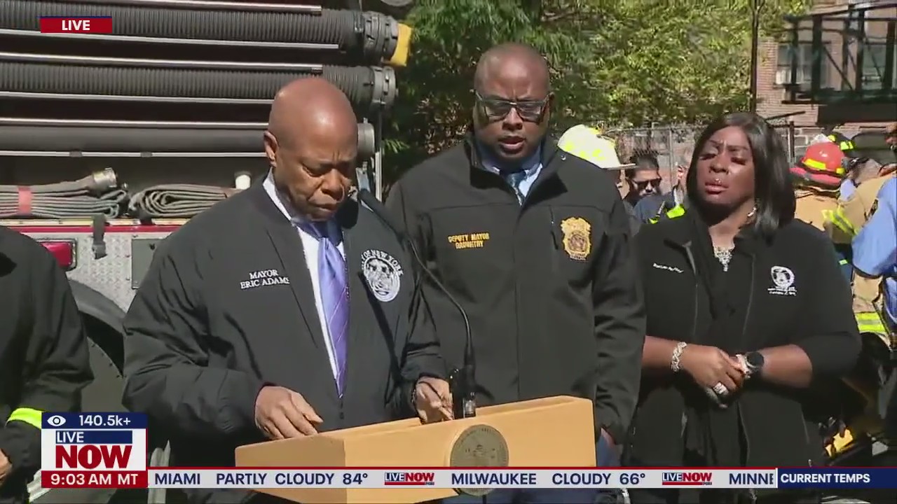 Gas explosion in NYC