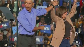 Obama campaigns with Harris; Trump in AZ and NV