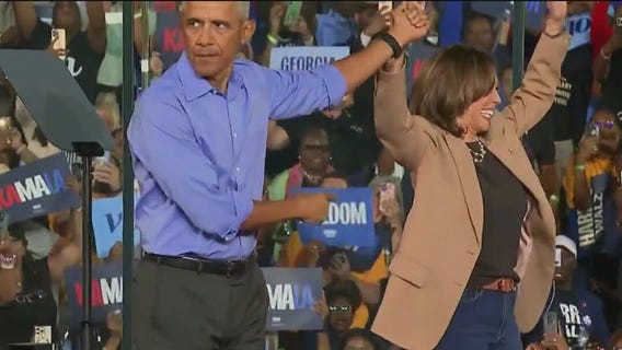 Obama campaigns with Harris; Trump in AZ and NV
