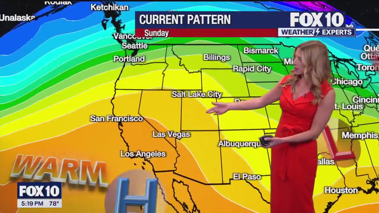 5 p.m. Weather Forecast - 2/22/25