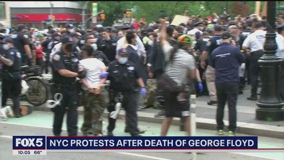 NYPD makes multiple arrests after George Floyd protest in Union Square
