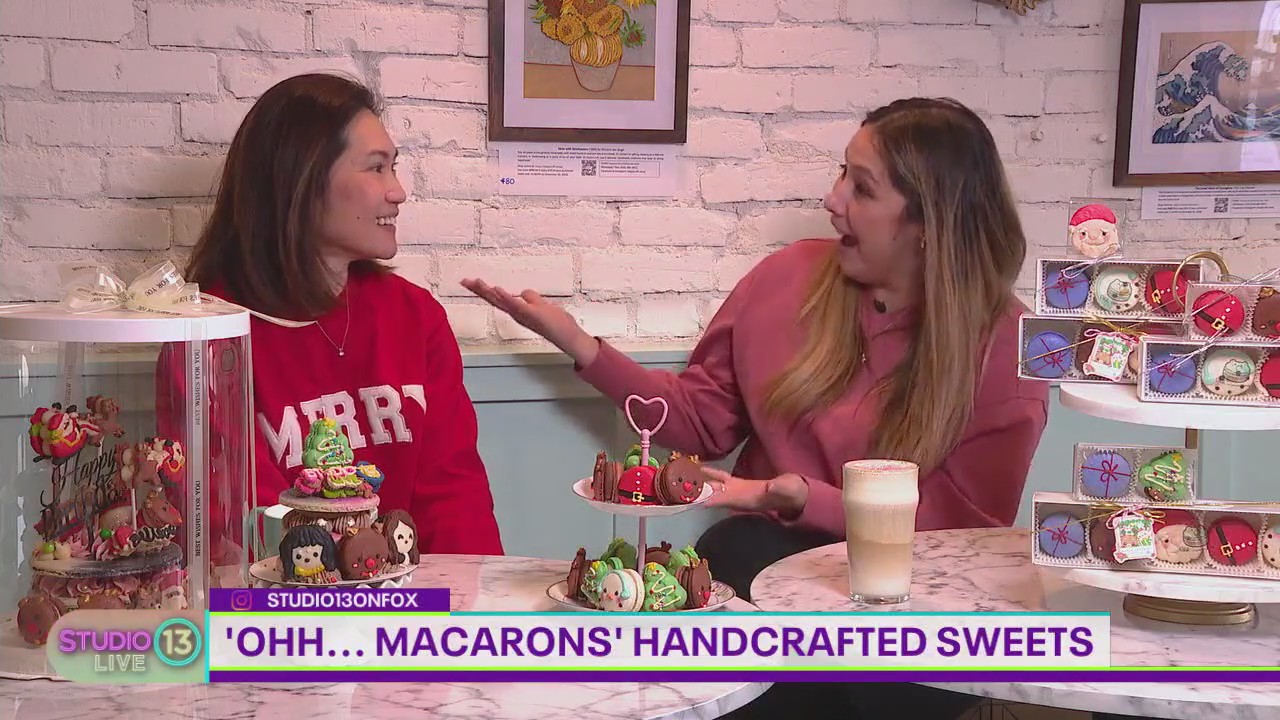Making handcrafted sweets at 'Ohh... Macarons'