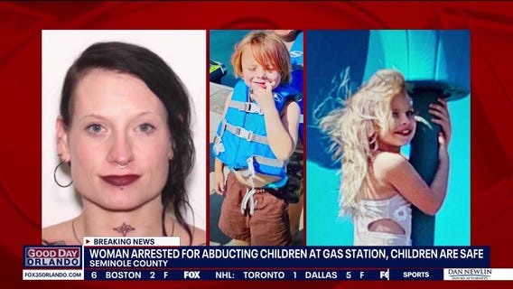 Woman arrested for abducting children at gas station