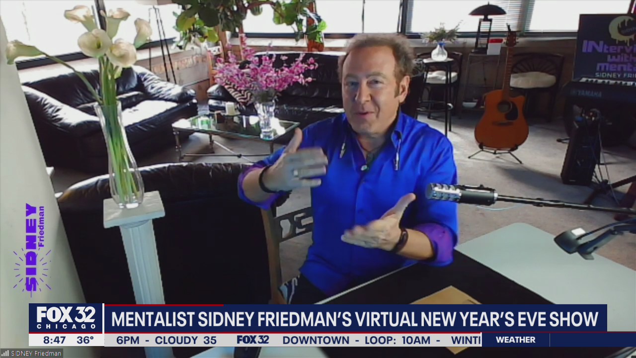 Mentalist Sidney Friedman hosting virtual New Year's Eve show