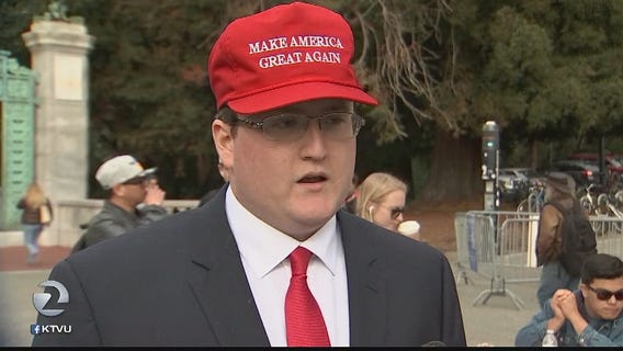 Berkeley College Republican attacked on campus while speaking to media