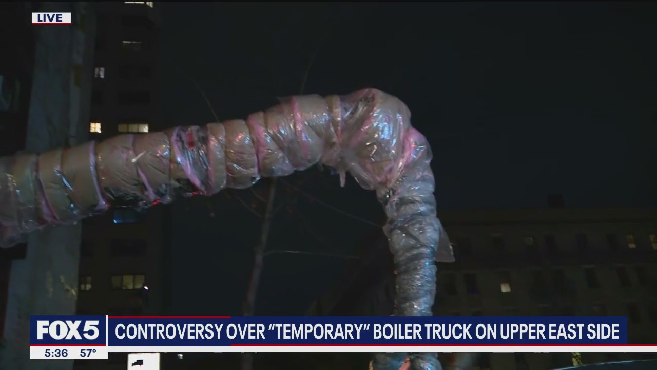 Upper East Side residents fume over noisy boiler truck heating empty building