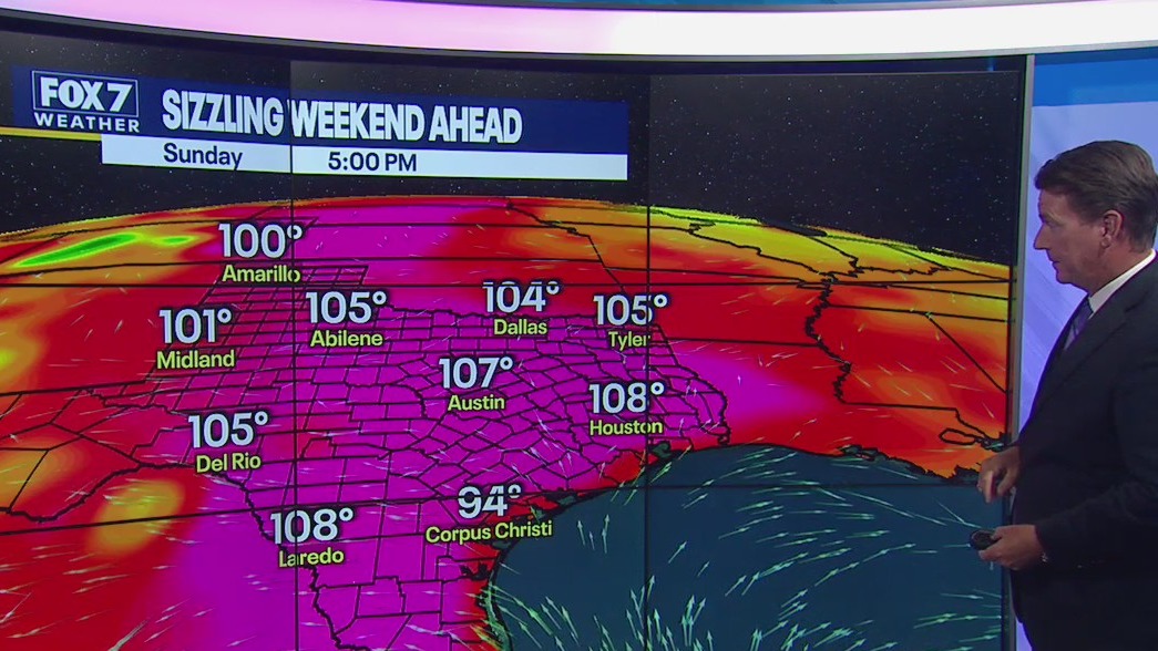 Sizzling weekend ahead for Central Texas
