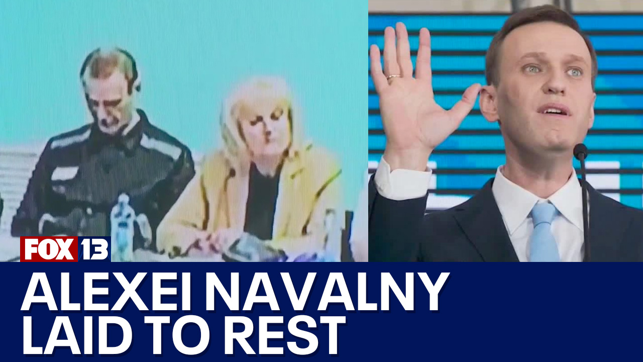 Alexei Navalny laid to rest in Russia