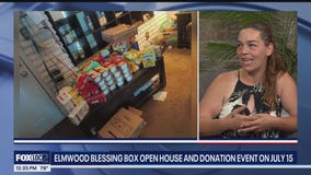 Elmwood Blessing Box Open House and Donation Event On July 15