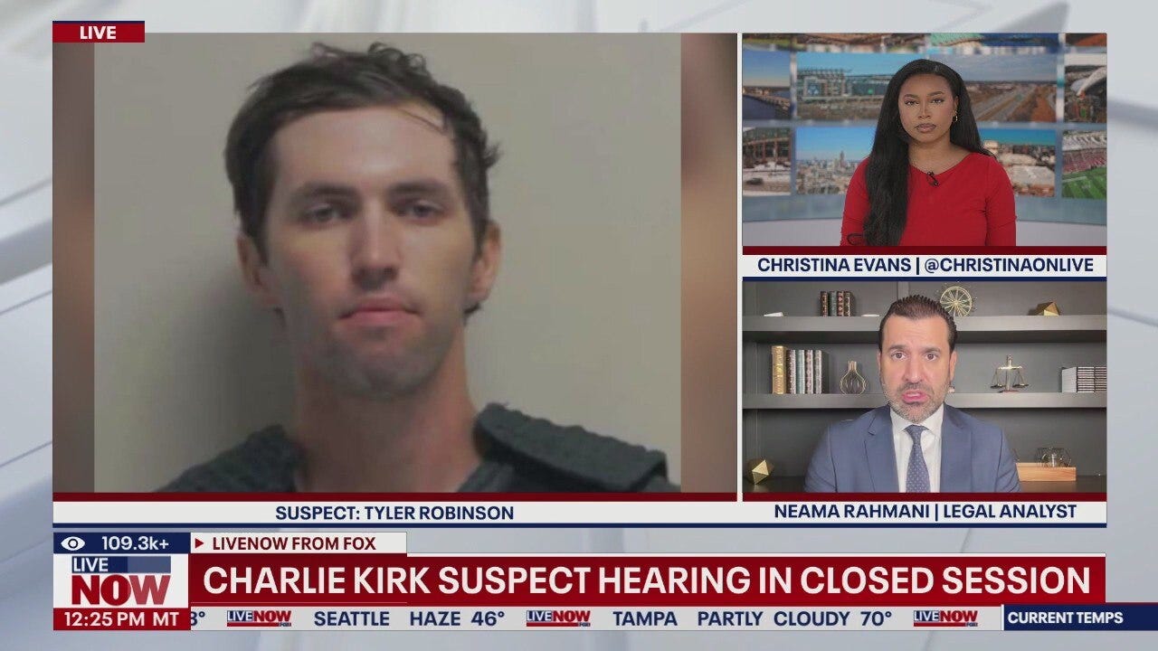 Charlie Kirk suspect hearing in closed session