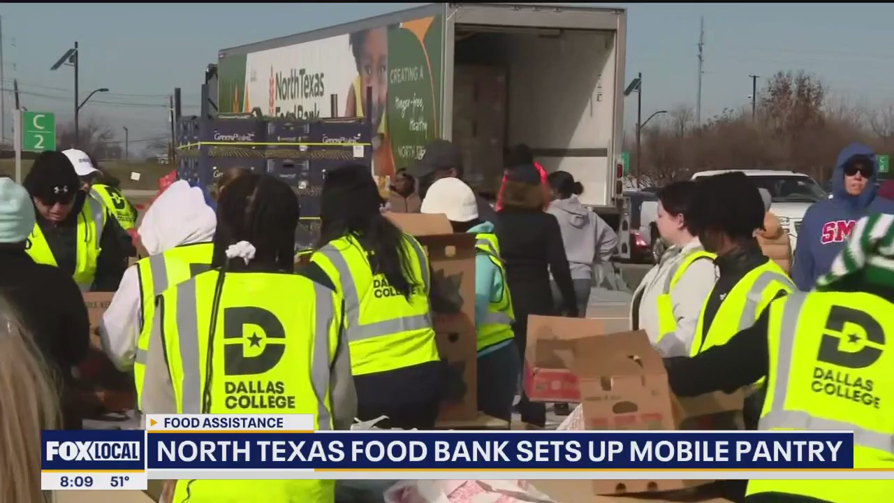 Food pantry set up for Texans ahead of SNAP benefit cut off