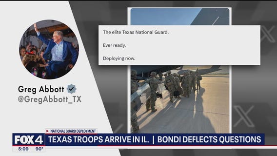 Pam Bondi deflects on Texas Troops arrival in Illinois