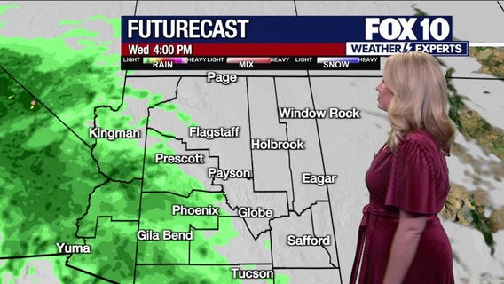 Arizona weather forecast: Rain showers possible on New Year's Eve in Phoenix