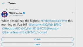 Students at Lamar HS and CyFair HS show their school spirit at early morning pep rallies.