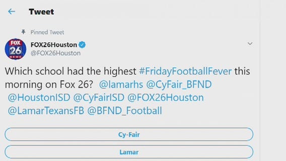 Students at Lamar HS and CyFair HS show their school spirit at early morning pep rallies.