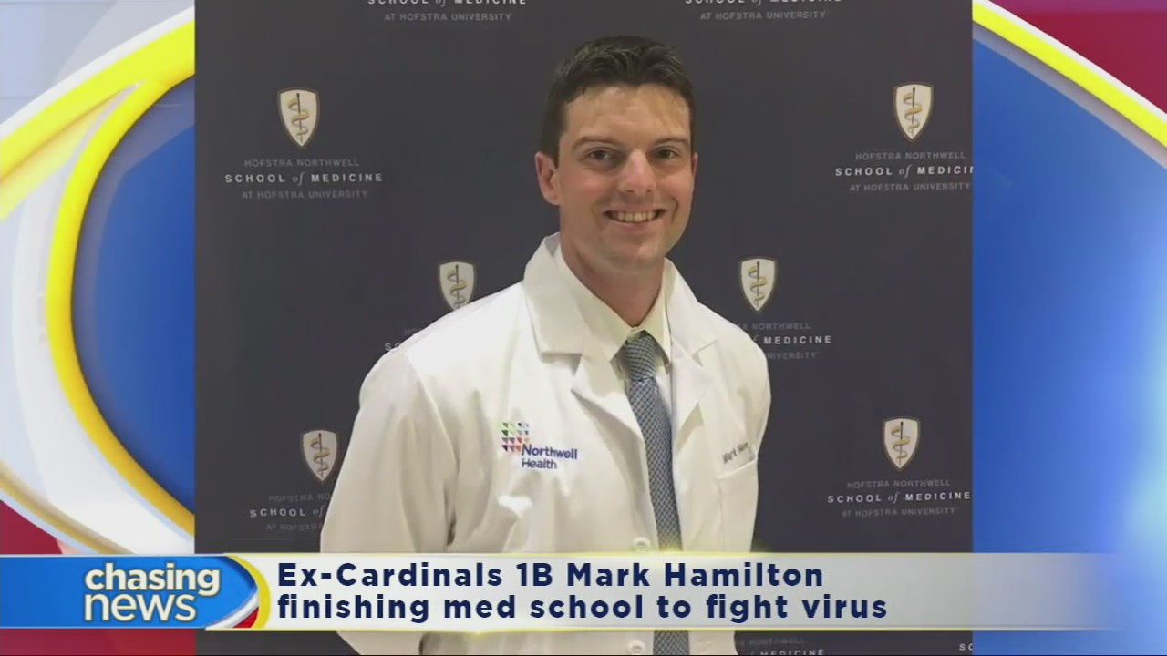 Ex-MLB player finishing med school to fight virus