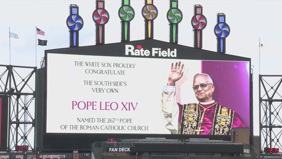 White Sox honor Pope Leo XIV with ballpark tribute