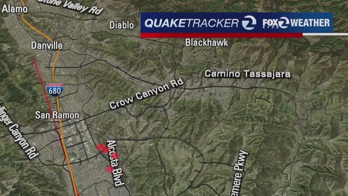 San Ramon earthquake with magnitude of 3.1