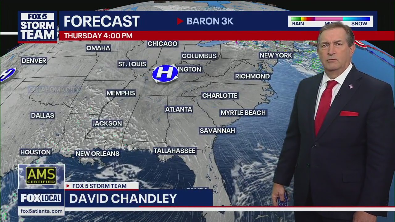 Wednesday evening forecast