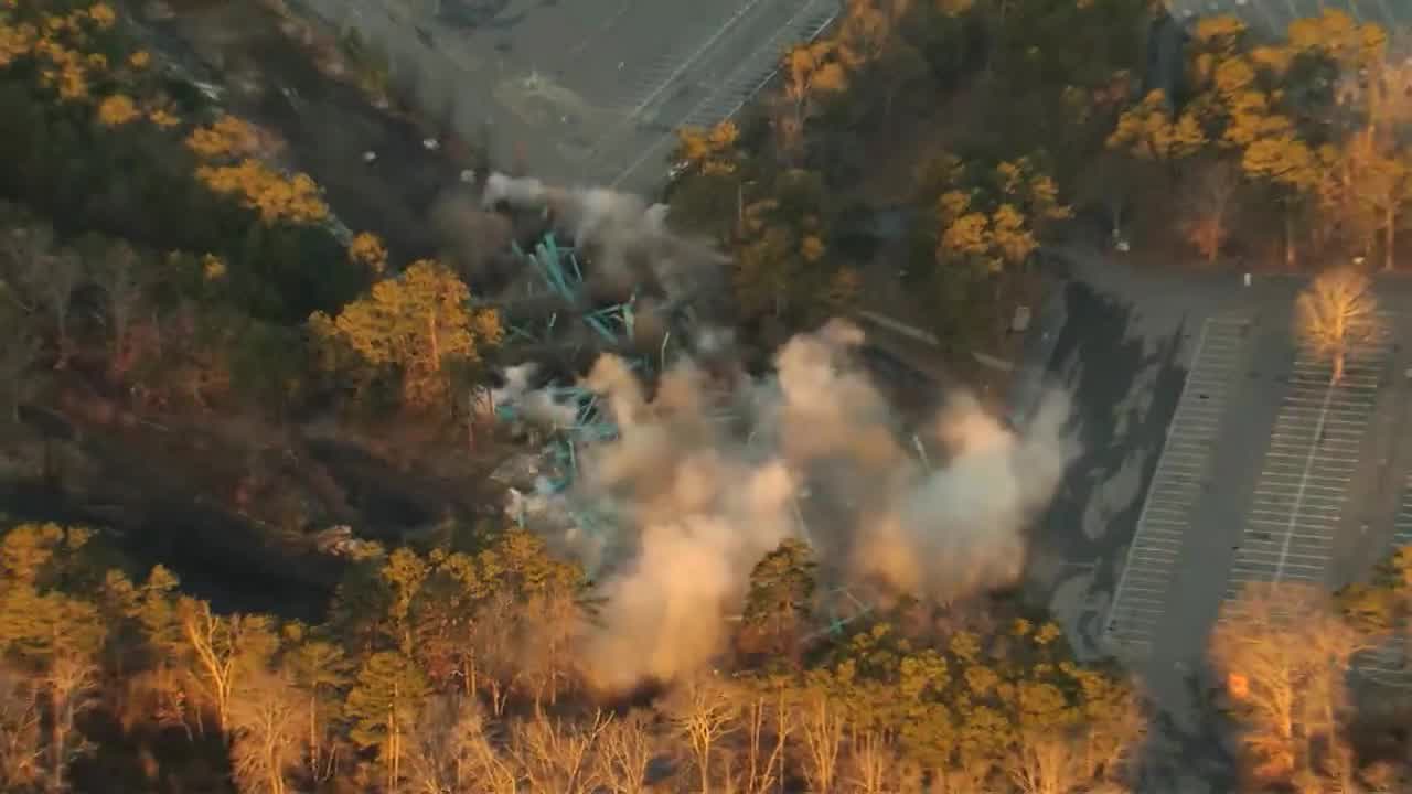 Six Flags' Kingda Ka imploded
