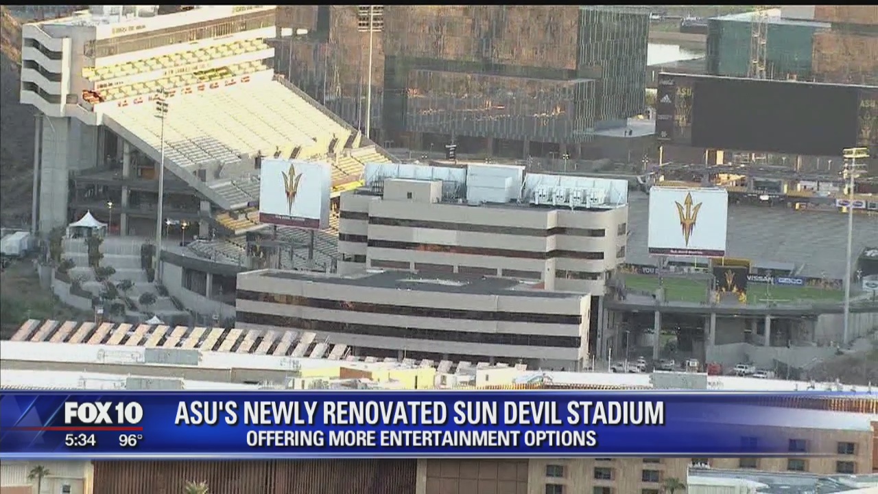 ASU's newly renovated stadium offers more entertainment options