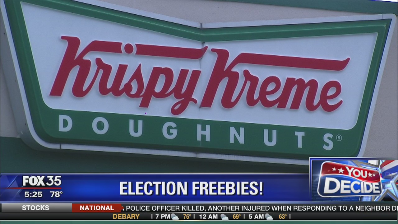 Get free stuff for voting