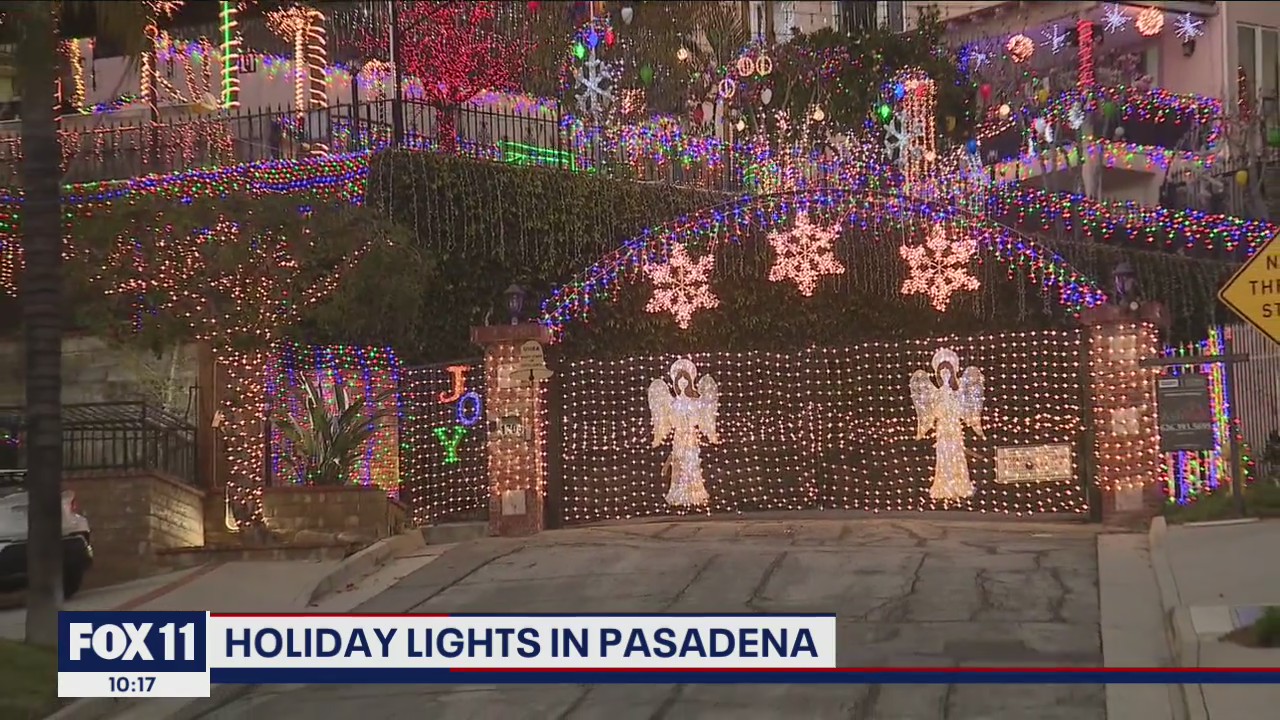 Pasadena family spreads holiday cheers with gorgeous light display