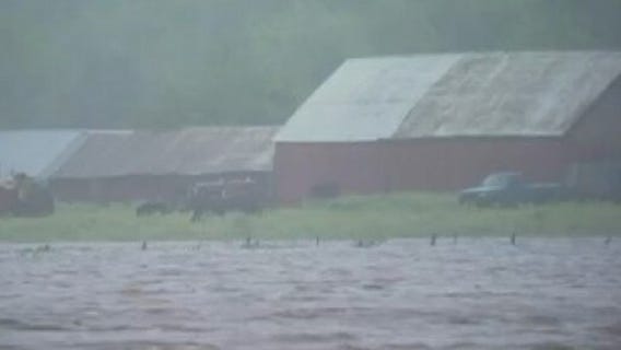 Substantial flooding in Fayette County