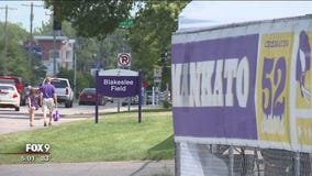Vikings hold last day of Training Camp at Mankato field