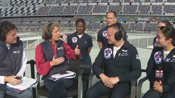 Thunderbirds ready for the flyover