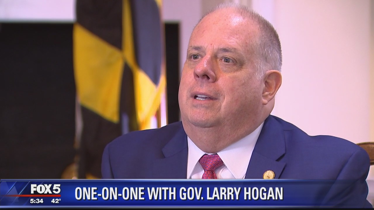 FOX 5 goes 1-on-1 with Md. Gov. Larry Hogan as 2018 General Assembly session starts
