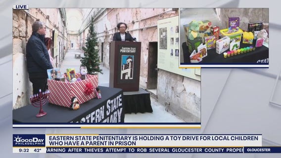 Eastern State Penitentiary holding toy drive for kids impacted by incarceration
