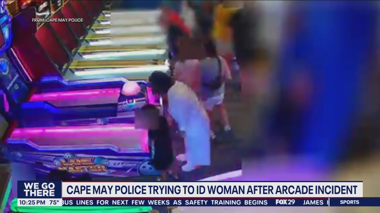 Cape May police trying to ID woman after arcade incident