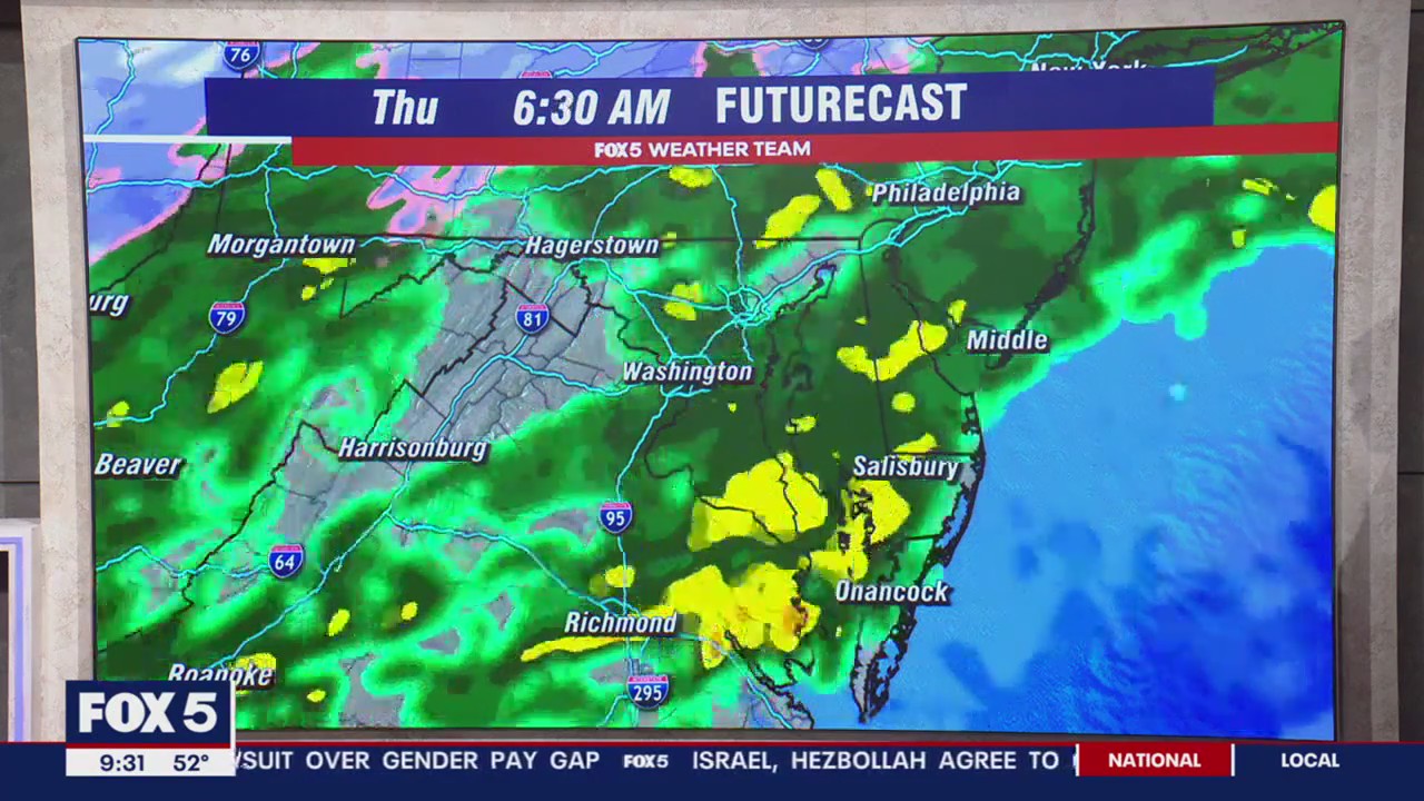Steady rain expected on Thanksgiving in DC region | FOX 5 DC