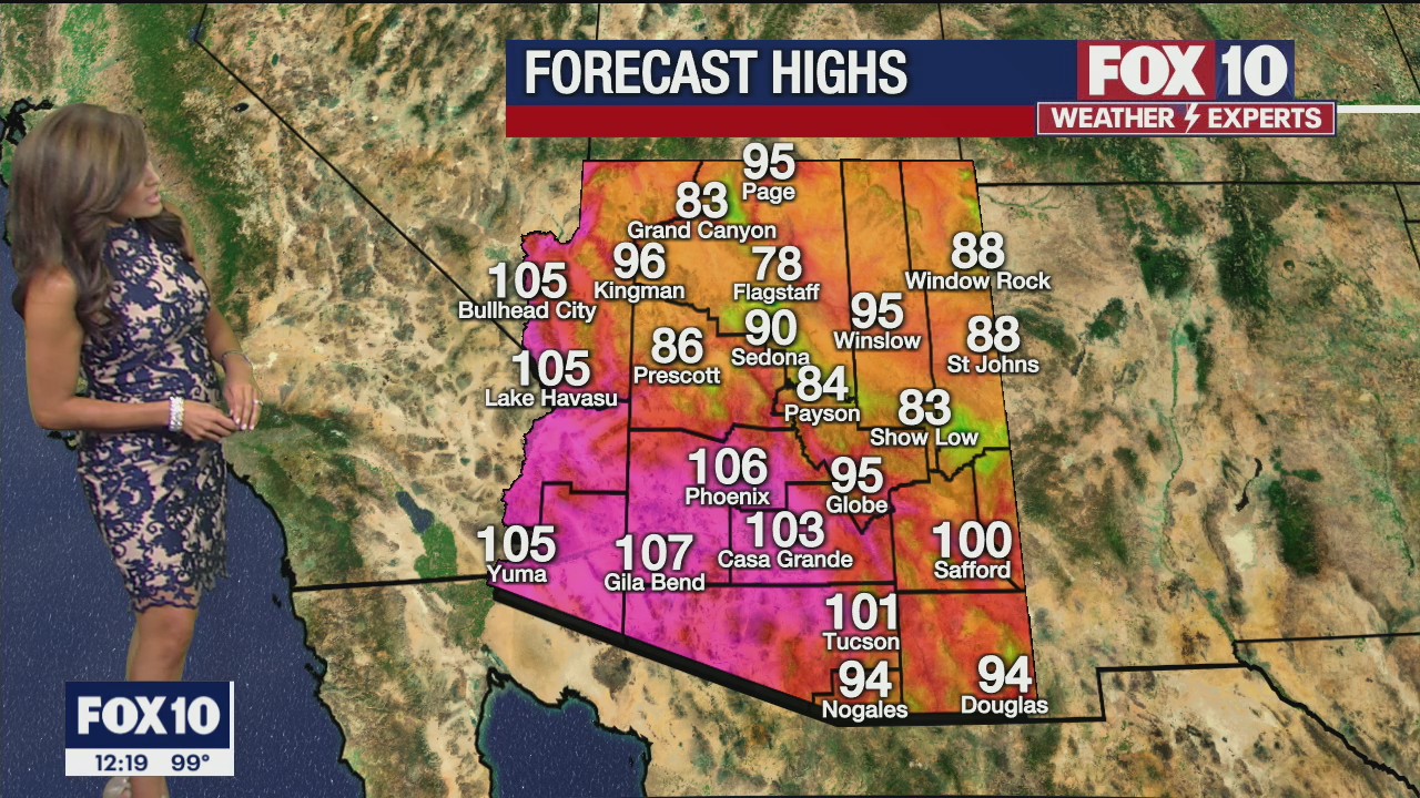 Noon Weather Forecast - 8/23/21