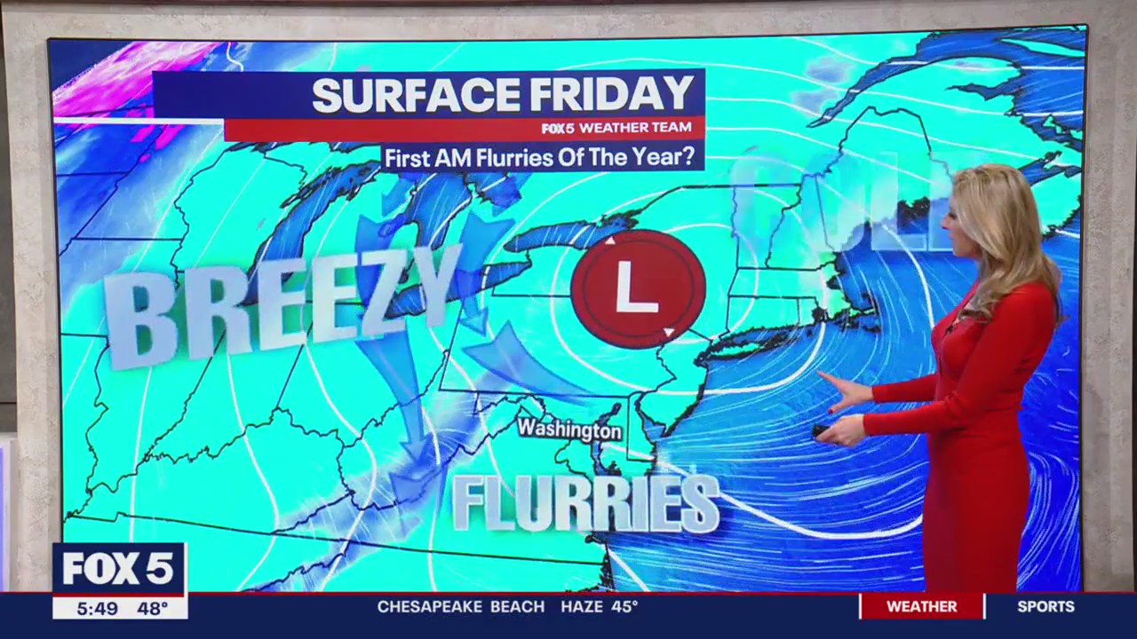 Winter storm expected to bring flurries to DC area Friday | FOX 5 DC