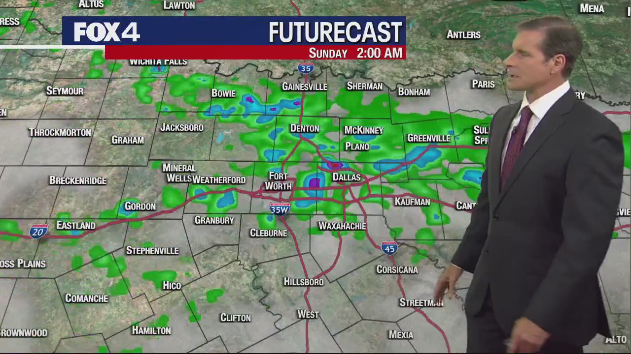 Dallas weather: May 10 evening forecast