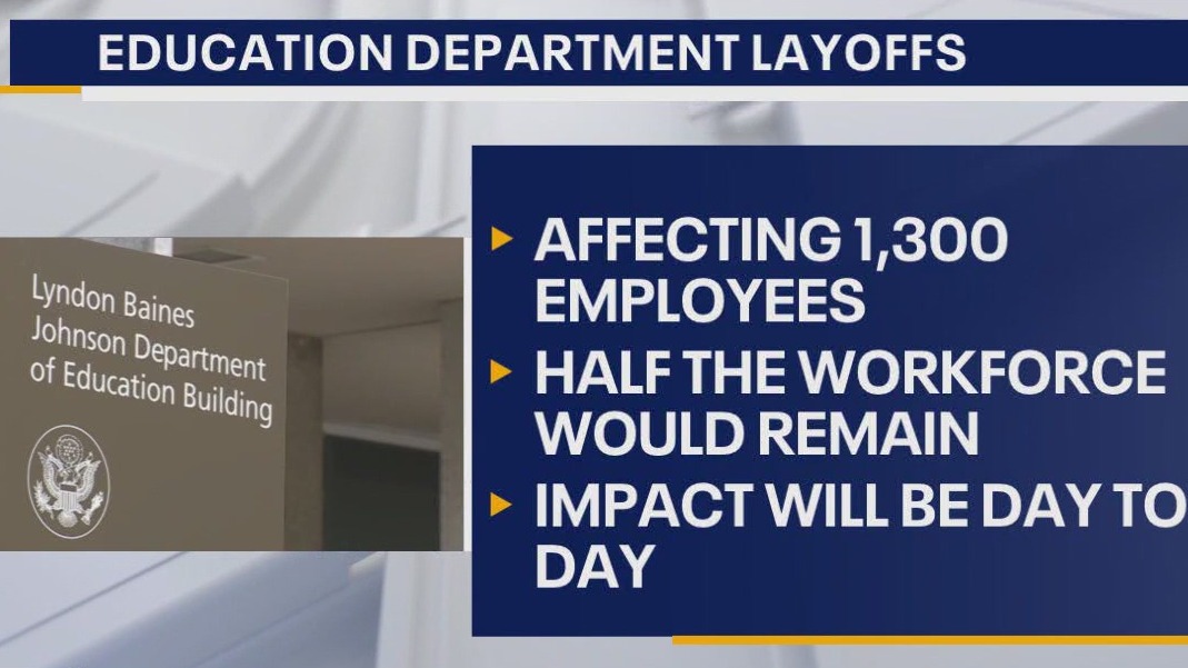 Walz to address Trump's Education Department layoffs