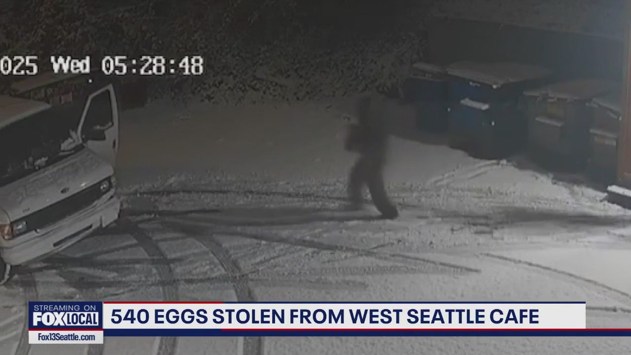 West Seattle cafe hit by egg thieves