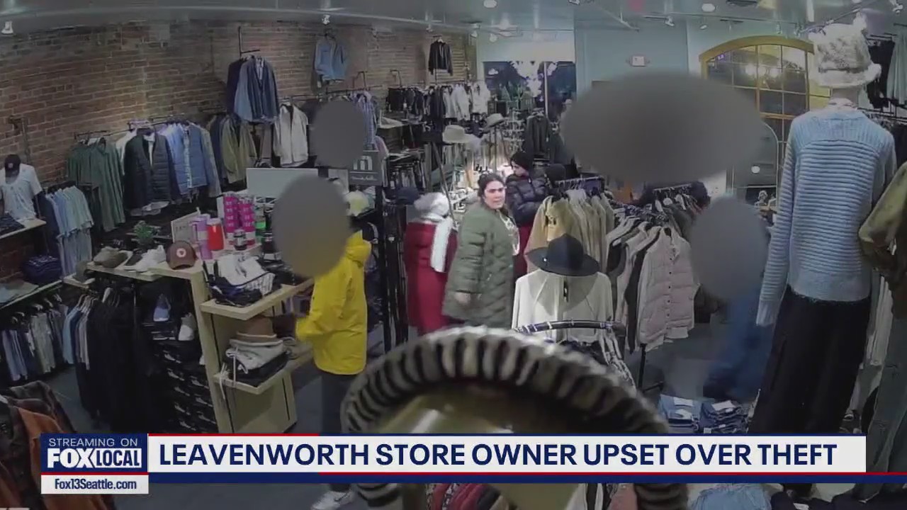 Leavenworth retail theft caught on camera