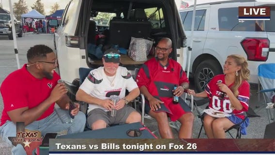 Tailgating for Texans vs Bills, property tax bills, rain chances, and more