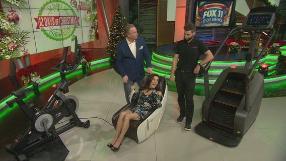 12 Days of Christmas Giveaway: Johnson Fitness Synca CirC Massage Chair, Matrix C50 Climb Mill, NordicTrack S22 Cycle Studio