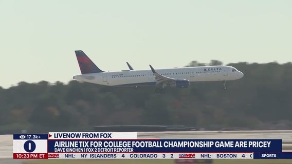 Flight costs for CFP national title game